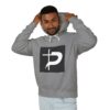 Christian Symbol Hoodie – Minimal Cross & P Monogram Pullover