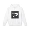 Christian Symbol Hoodie – Minimal Cross & P Monogram Pullover