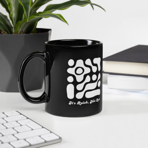 Black Glossy Mug